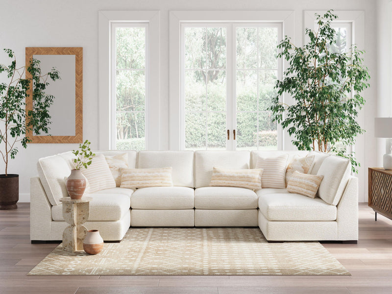 Donelson Creek - Vanilla - 6-Piece Sectional