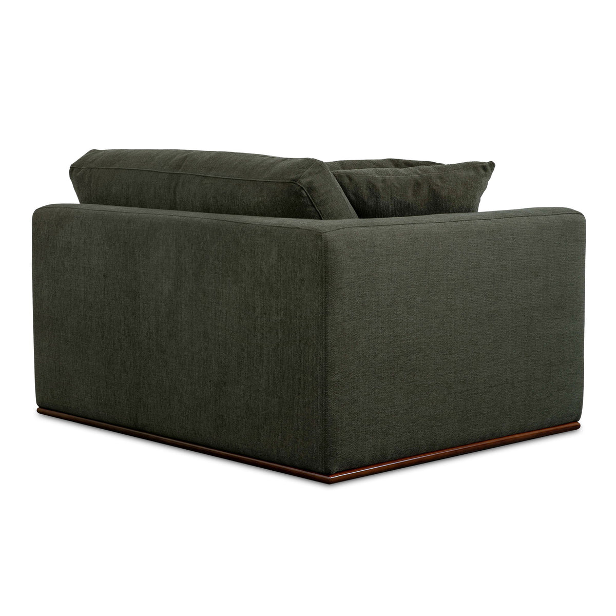 Rue - Left Arm Facing Chair - Deep Green