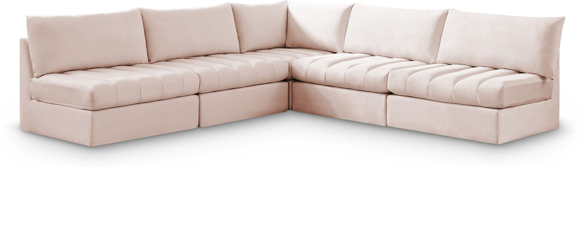 Jacob - Modular Corner Armless Sectional 5 Piece