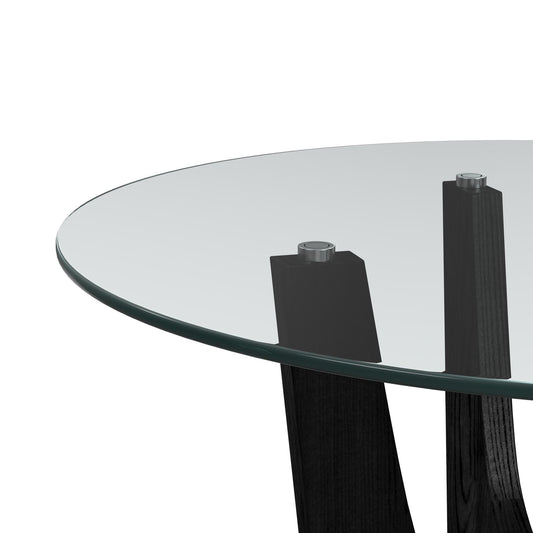 Oregon - Round Table With Glass Top