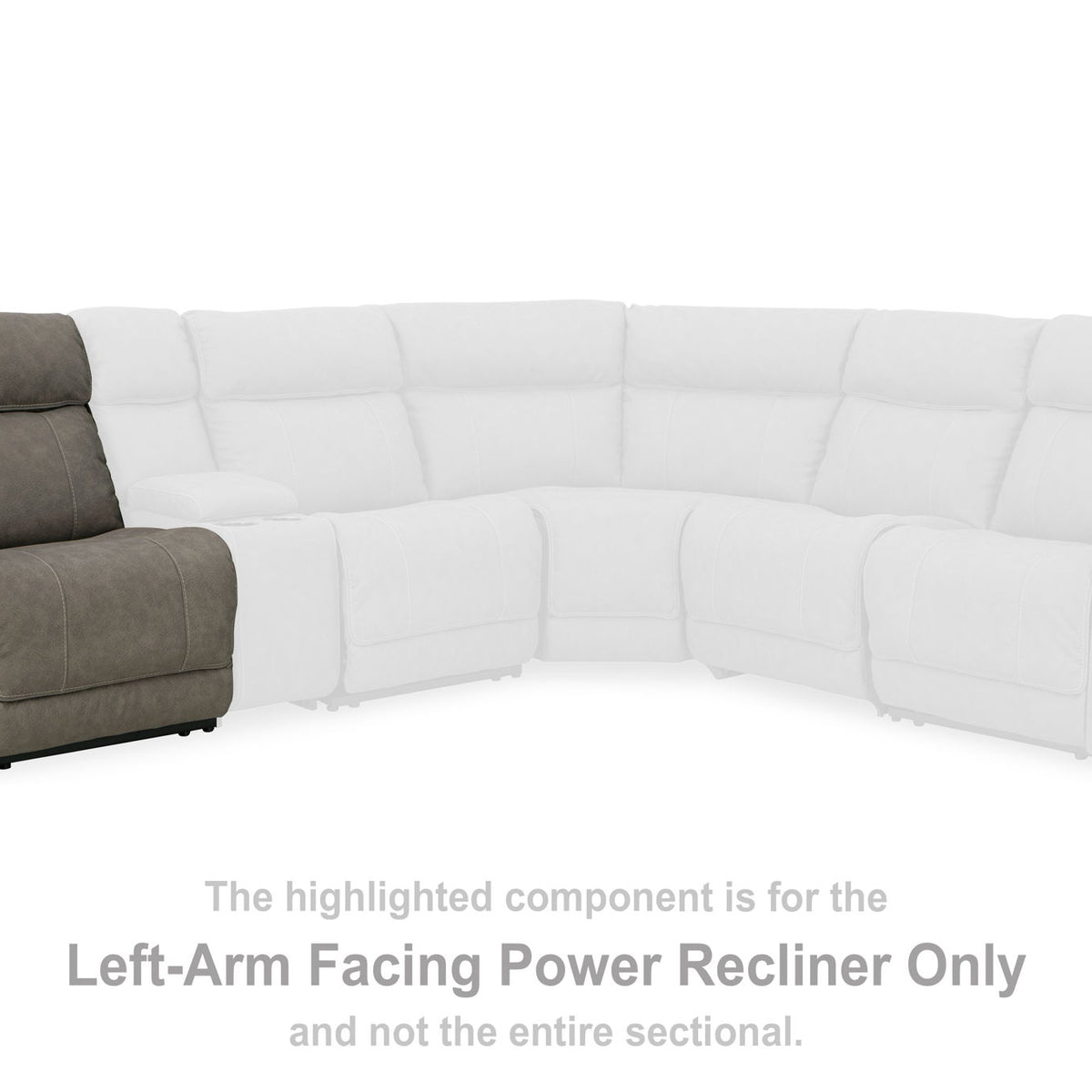 Starbot - Laf Zero Wall Power Recliner - Fossil