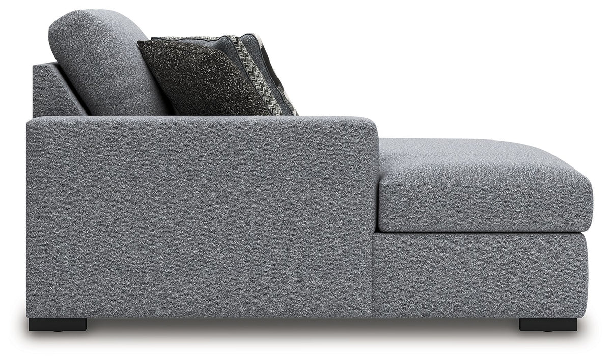 Bealton - LAF Corner Chaise - Salt And Pepper