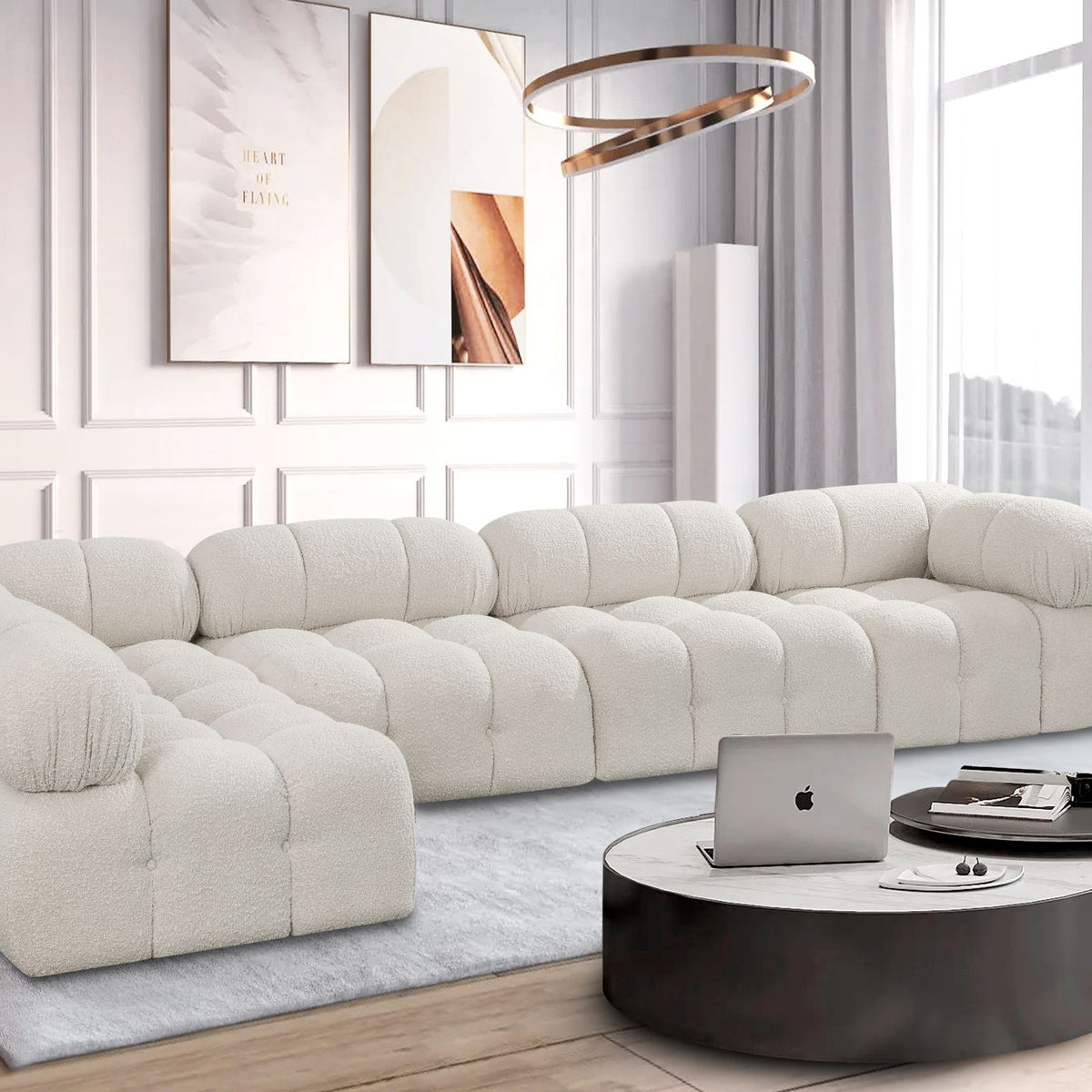 Ames - 5 Piece Modular L-Shaped Sectional