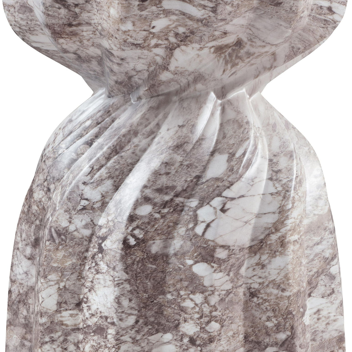 Caserta - Marble Finish Concrete End Table