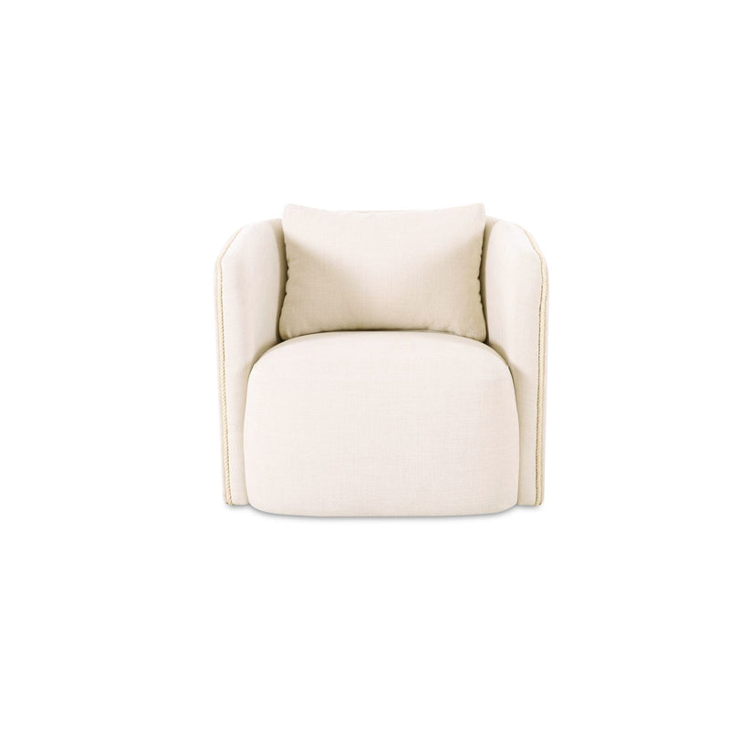 Cecil - Accent Chair - Warm White