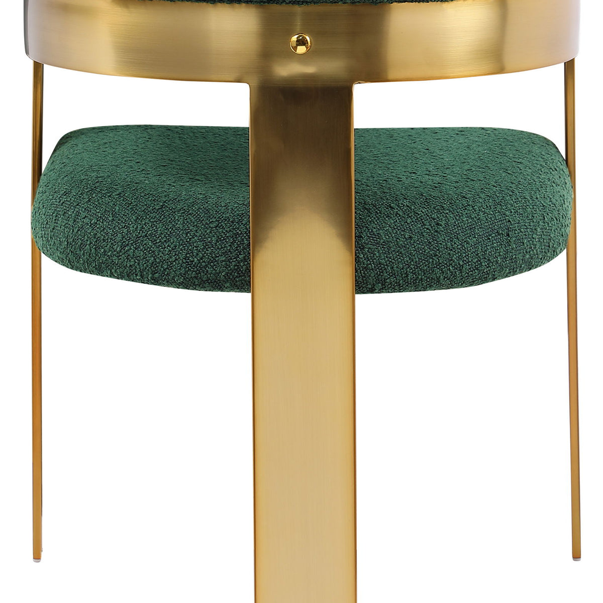 Romeo - Boucle Dining Chair With Gold Base (Set of 2)