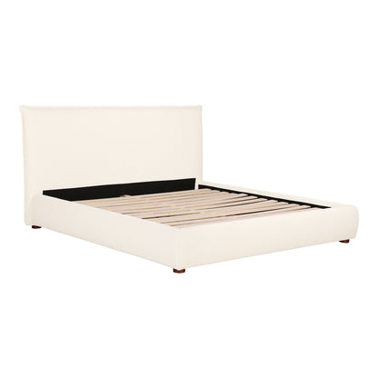 Recharge - Queen Bed Upholstery - White