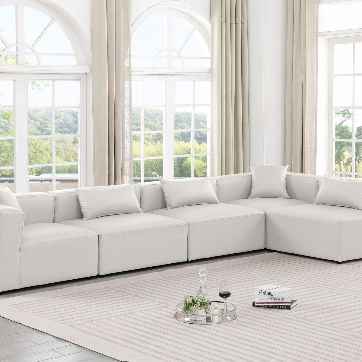 Cube - 5 Piece Modular Sectional