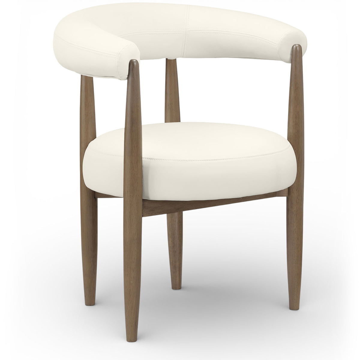 Sable - Vegan Leather Upholstered Dining Chair (Set of 2) - Brown Base