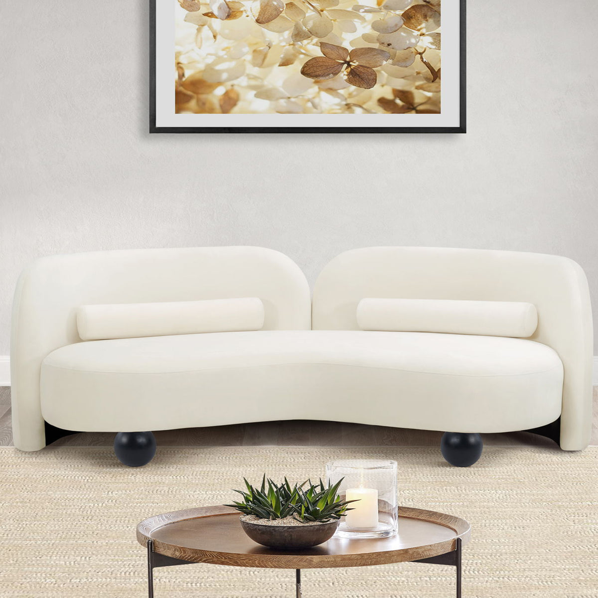 Daphne - Velvet Sofa