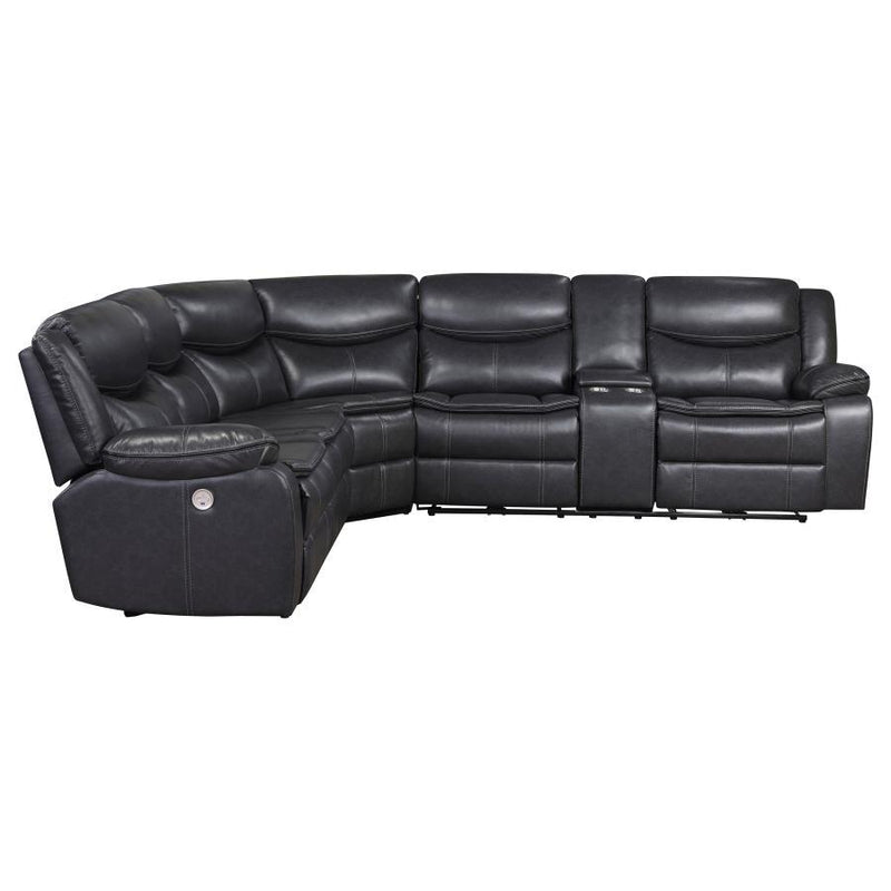 Sycamore - LAF Power Loveseat - Gray