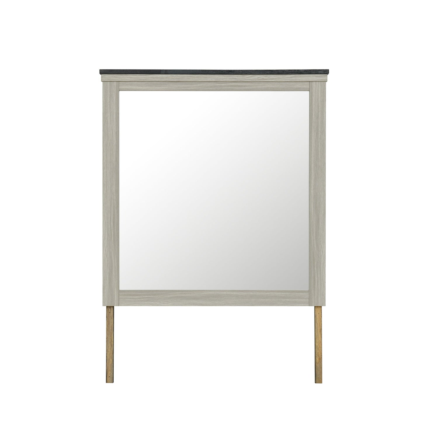 Augusta - Mirror With Sleek Frame, Large Scale Mirror For Dresser - Beige Brown