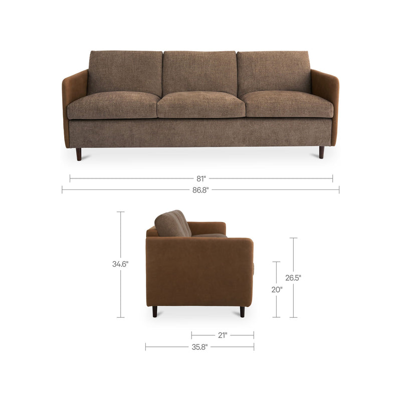 Teller - Sofa - Brown