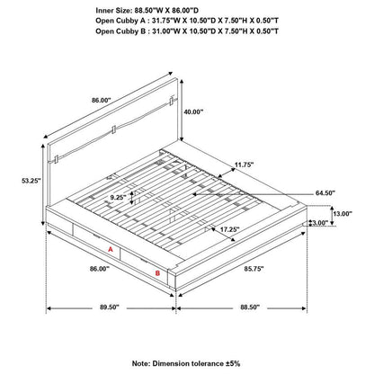 Winslow - Wood Storage Panel Bed