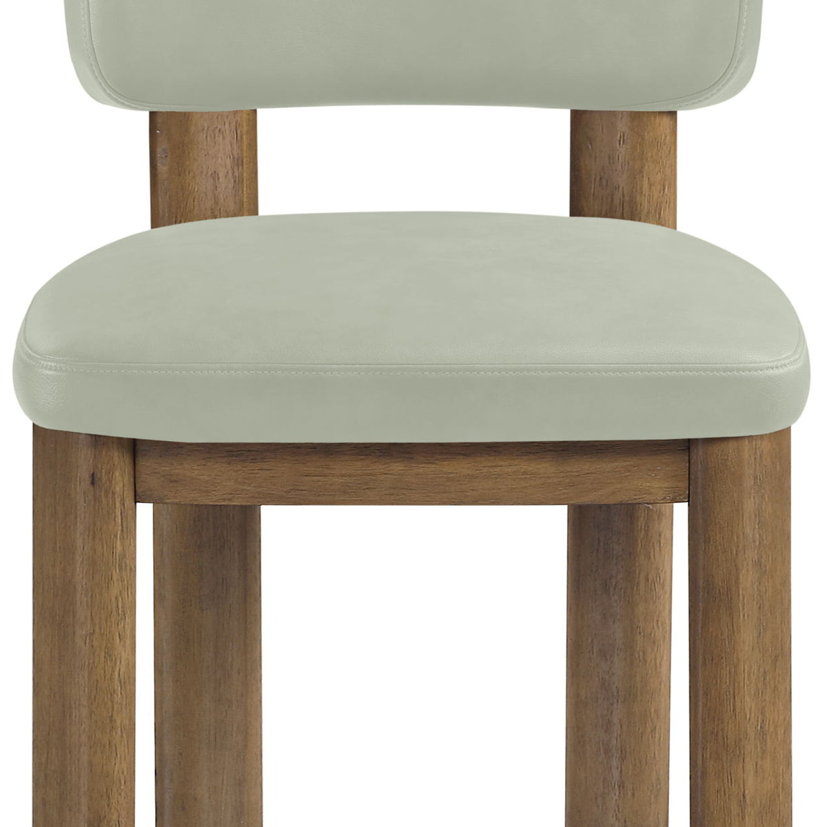 Paloma - Vegan Leather Upholstered Dining Chair (Set of 2) - Brown Frame