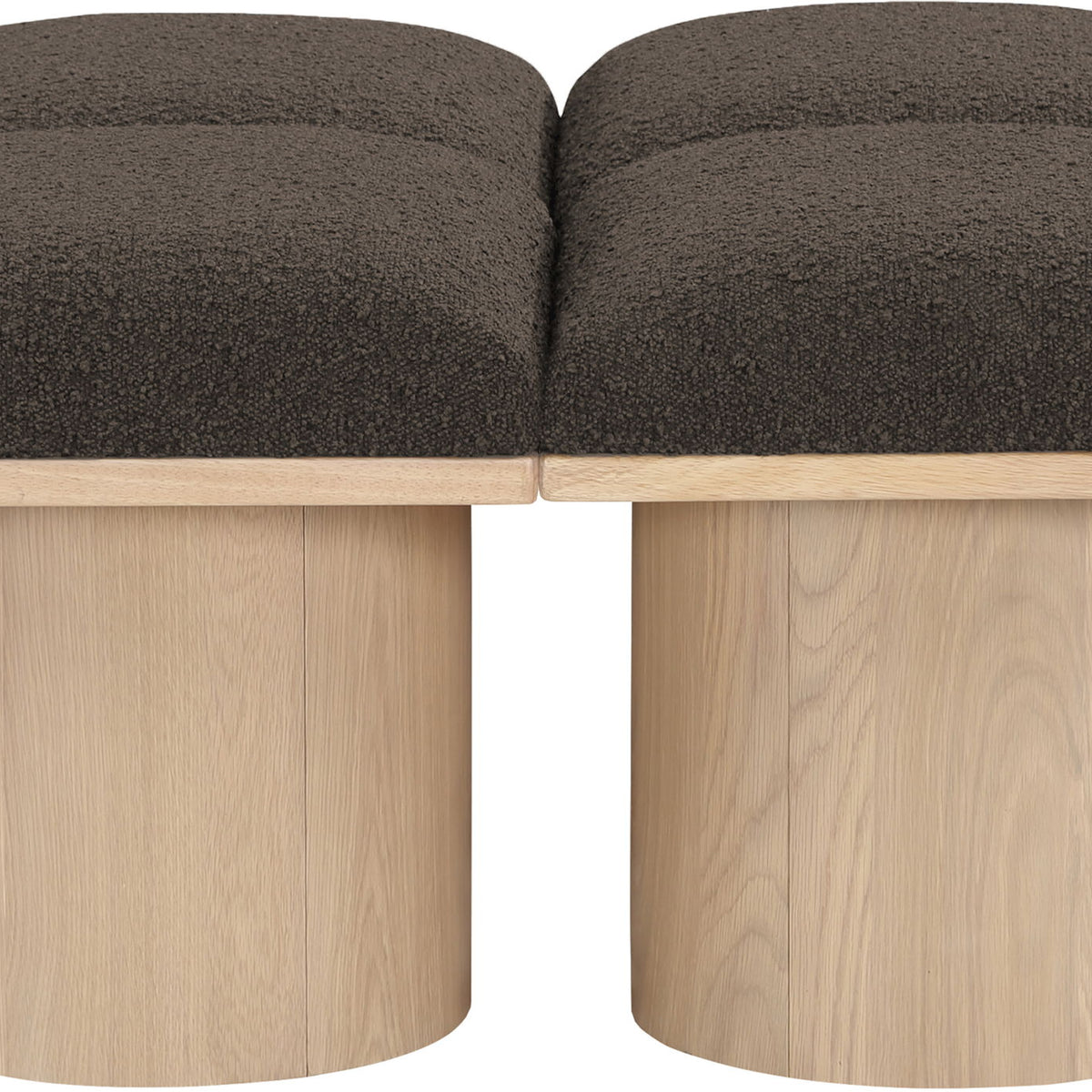 Pavilion - 4 Piece Modular Bench With Natural Base