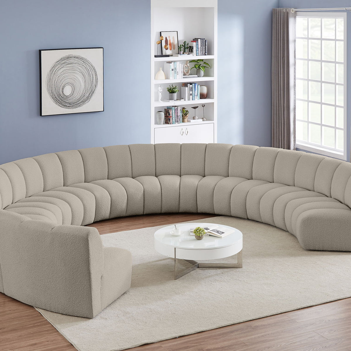 Infinity - 9 Piece Boucle Modular Sectional
