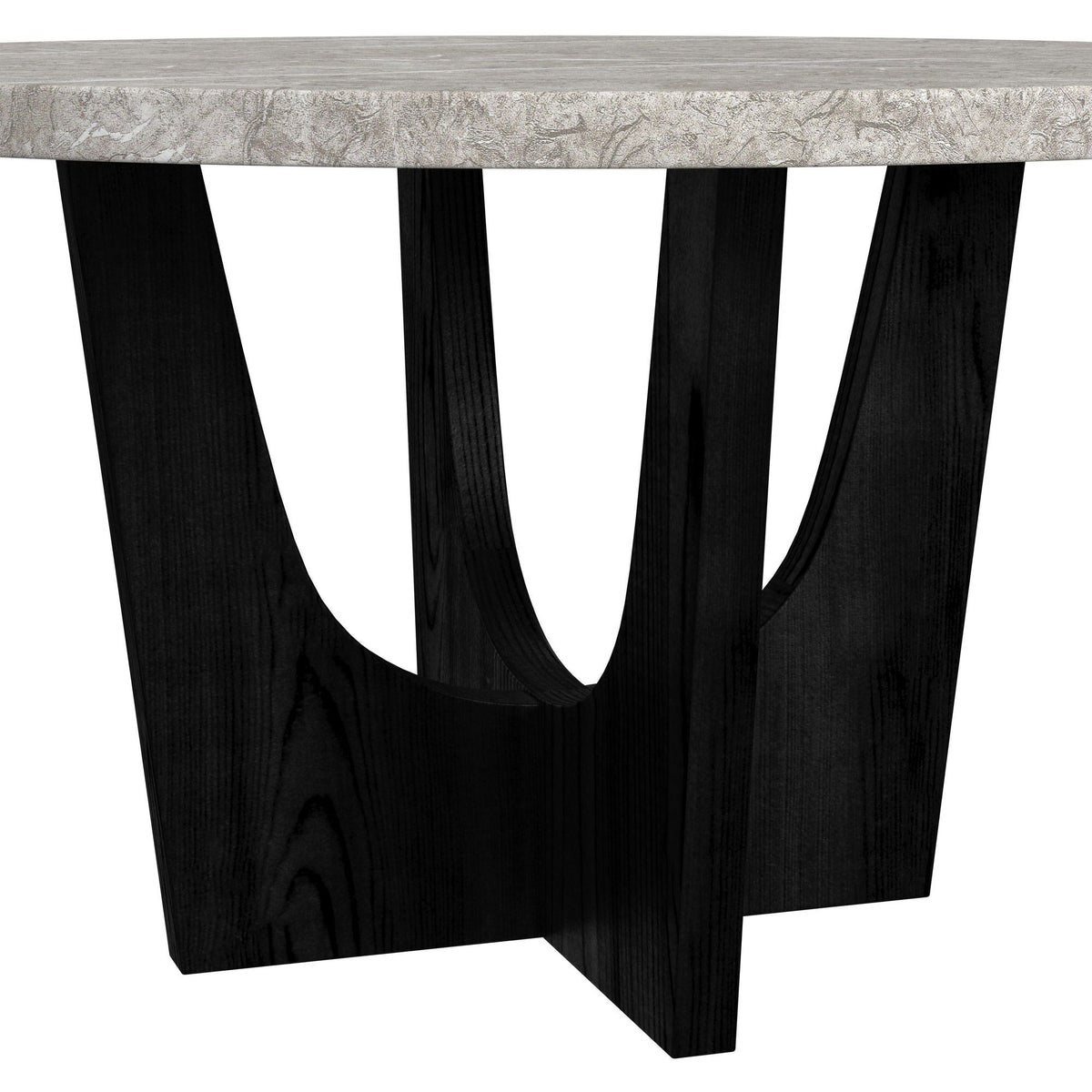 Oregon - Round Table With Faux Marble Top