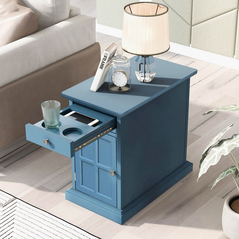 End Table USB Charging
