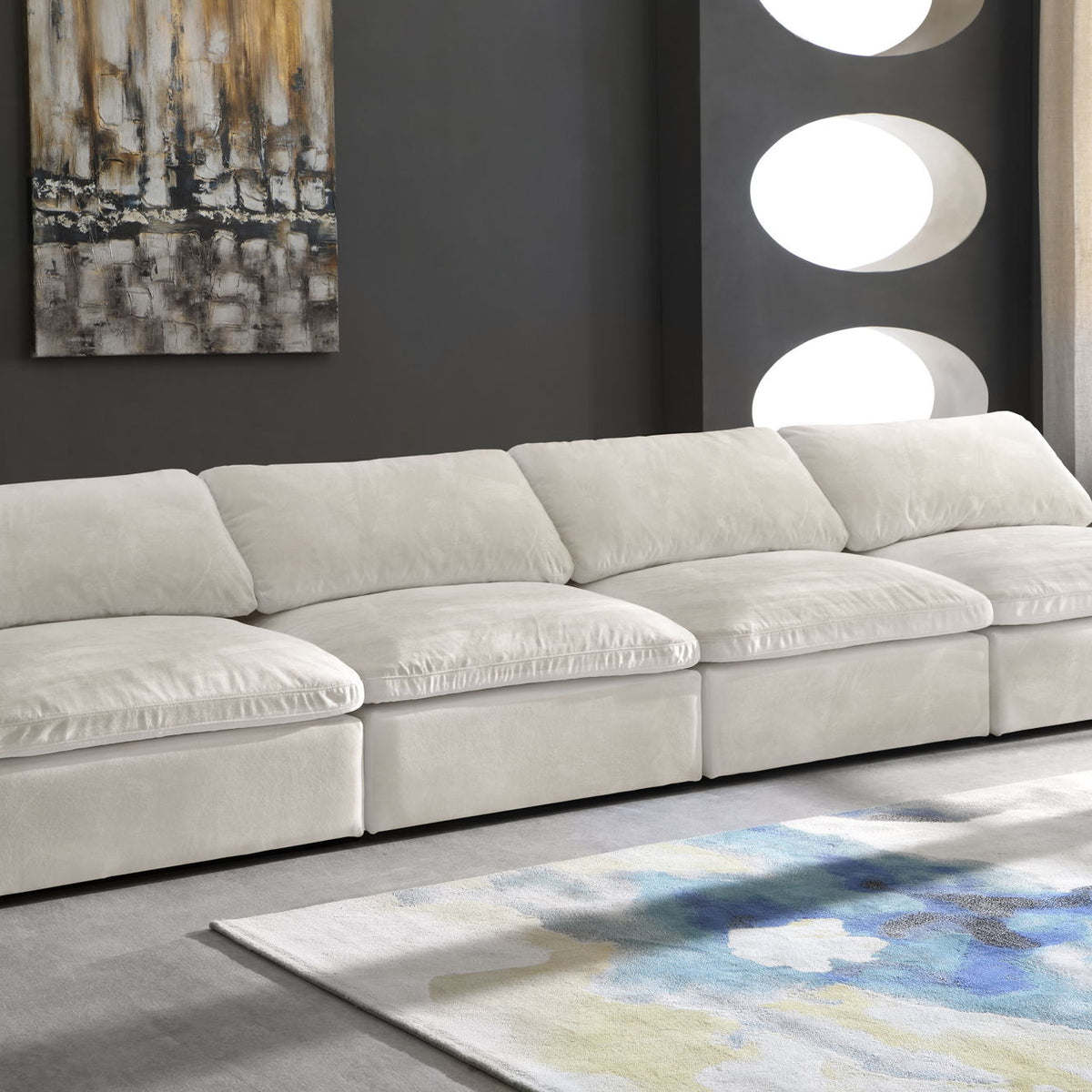 Cozy - Modular Armless 4 Seat Sofa