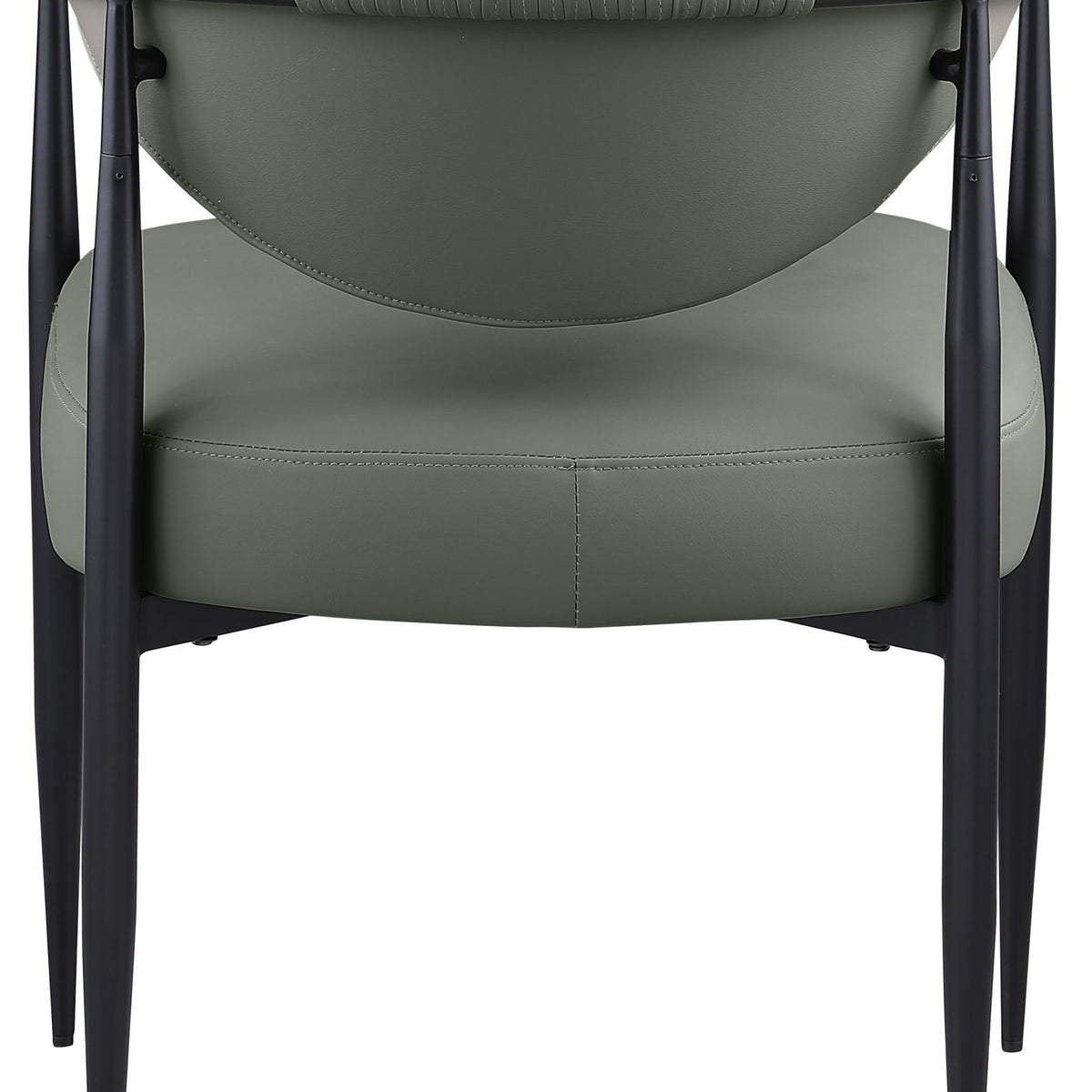 Virella - faux Leather Upholstered Dining Chair (Set of 2) - Black Base