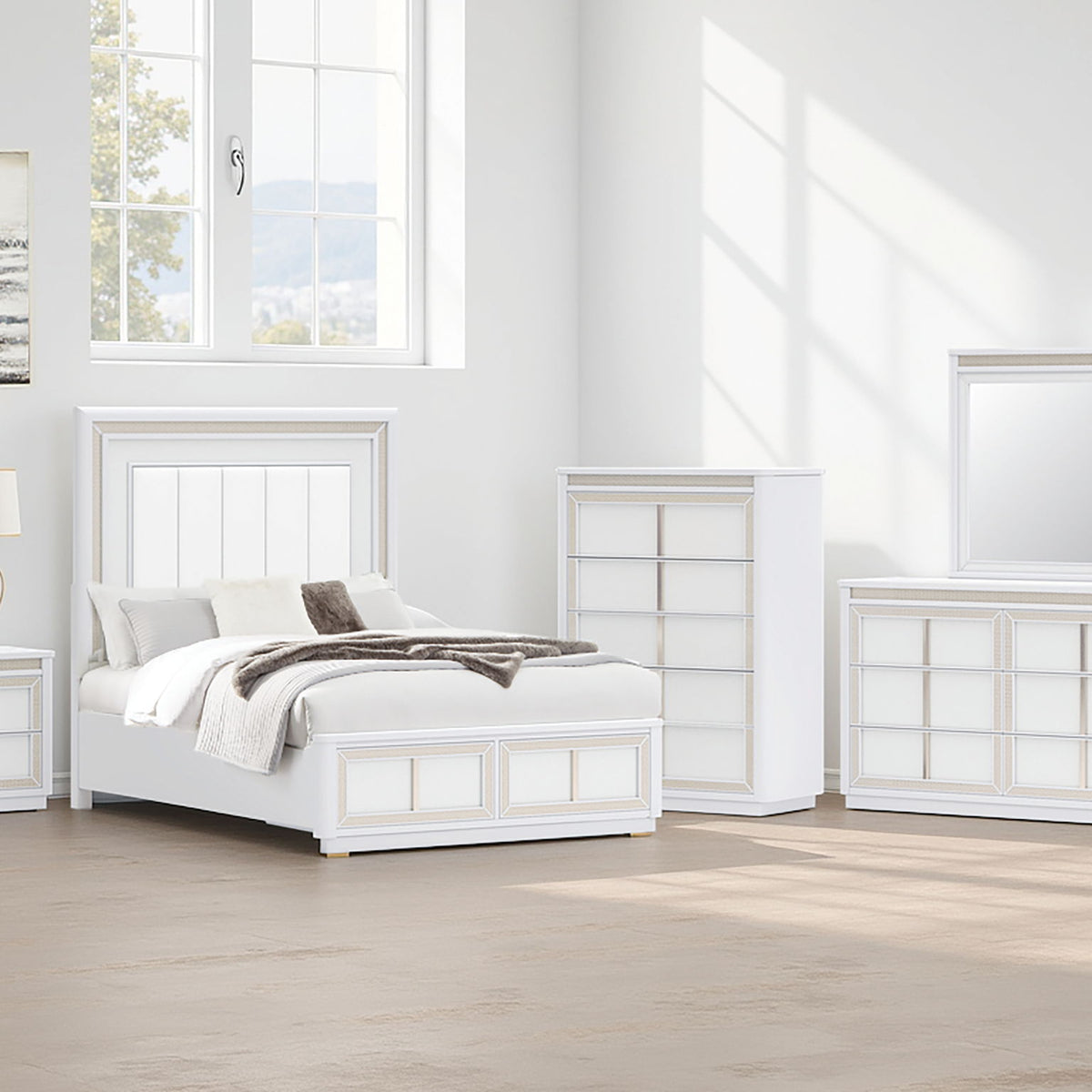 Chalanna - Upholstered Storage Bed