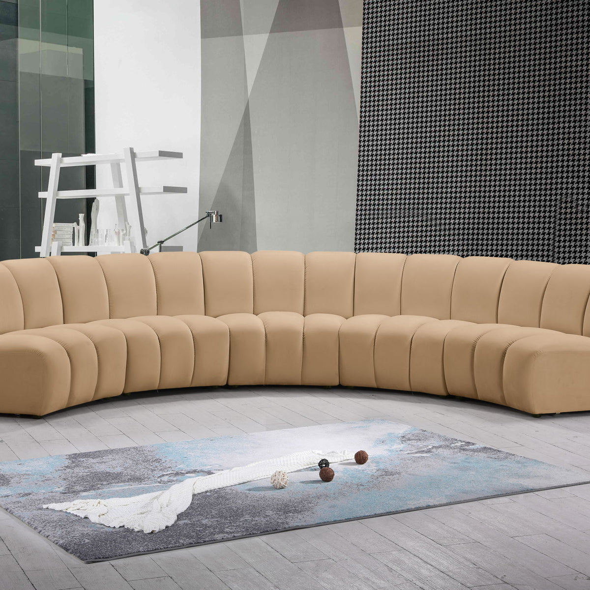 Infinity - 5 Piece Modular Sectional - Camel