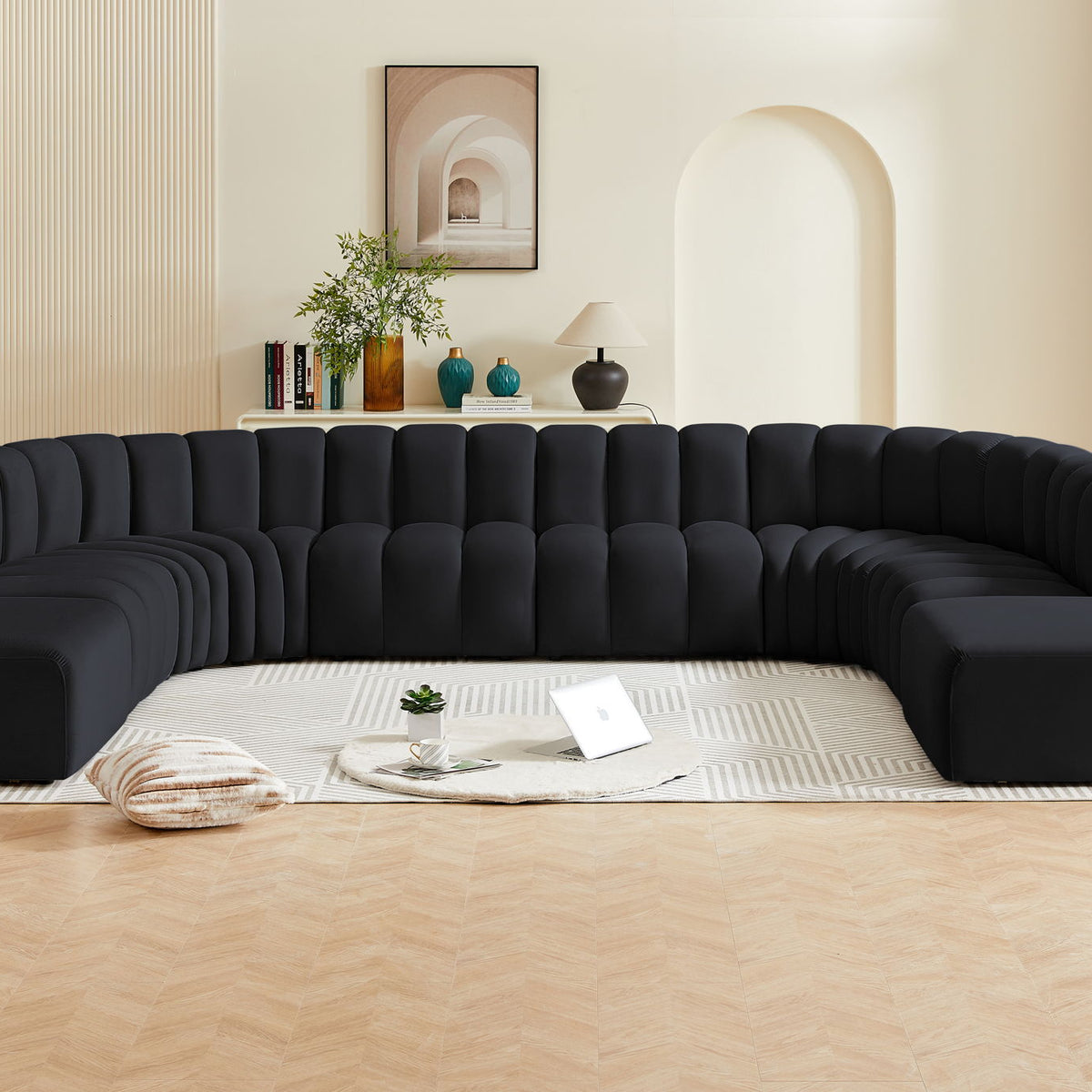 Arc - Velvet Modular Sectional