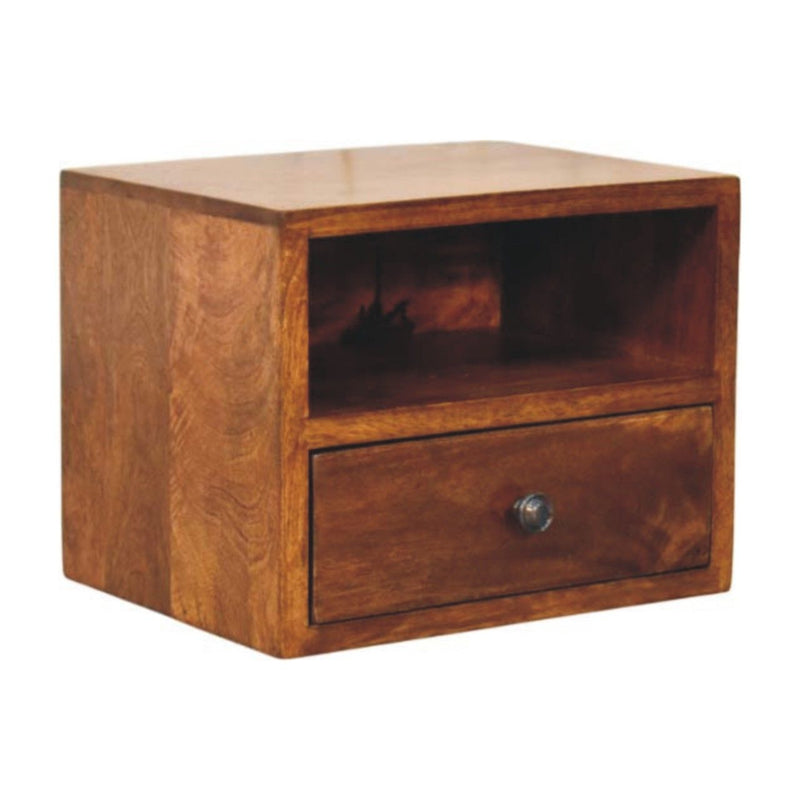 Solis - 1 Drawer Wall Mounted Nightstand