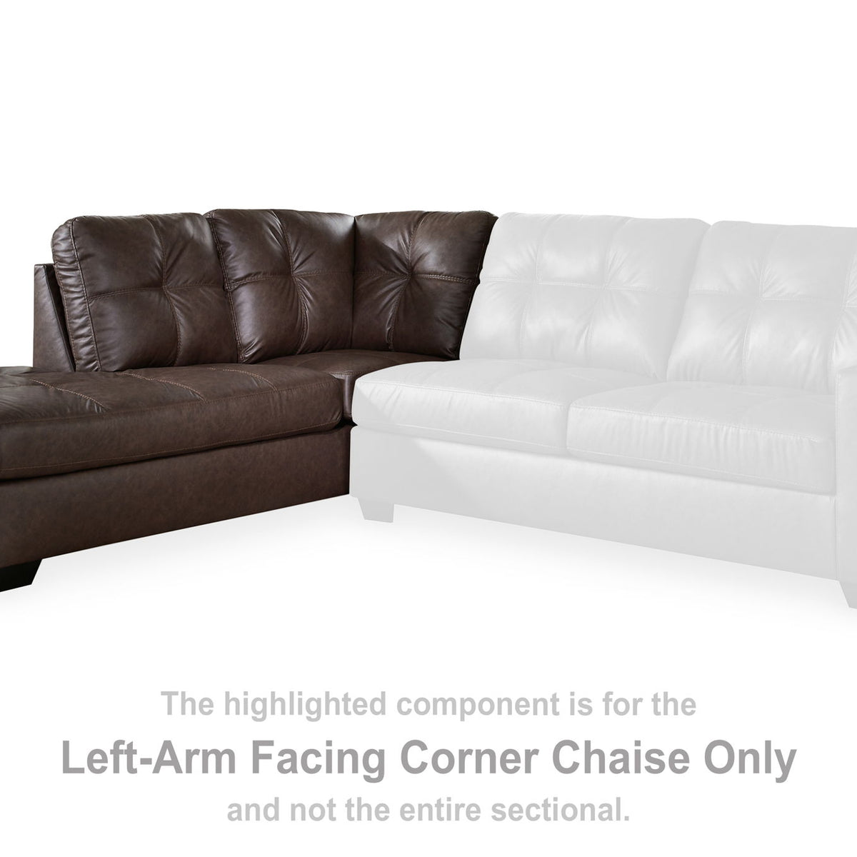 Barlin Mills - Laf Corner Chaise - Umber