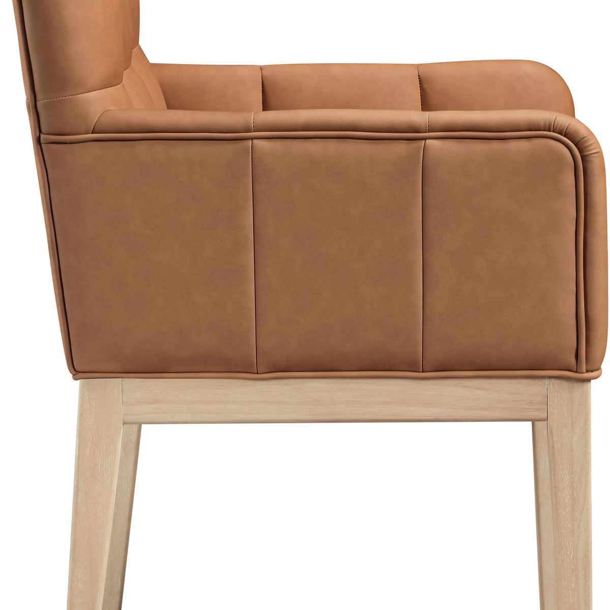 Adrian - Dining Arm Chair (Set of 2) - Light Brown Legs