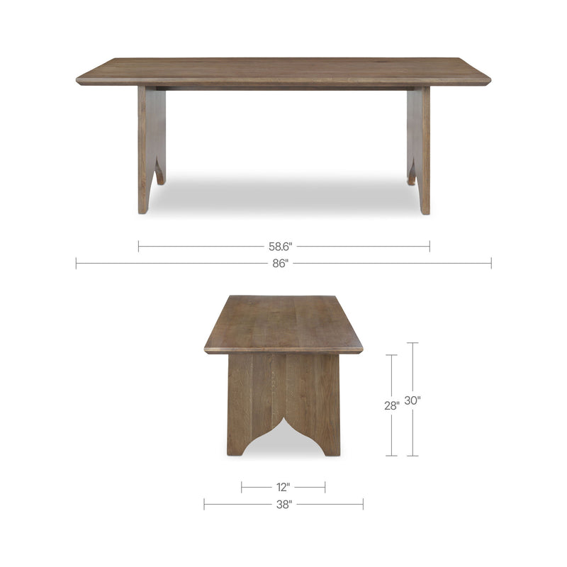 Lake - Dining Table - Brown