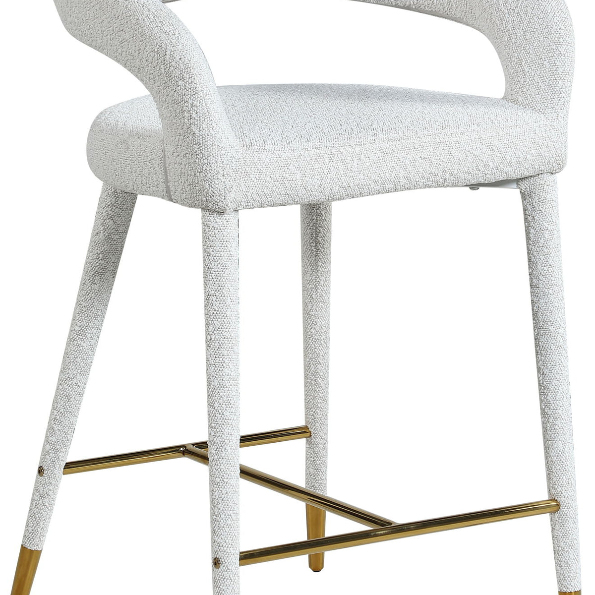 Destiny - Fabric Stool - Cream