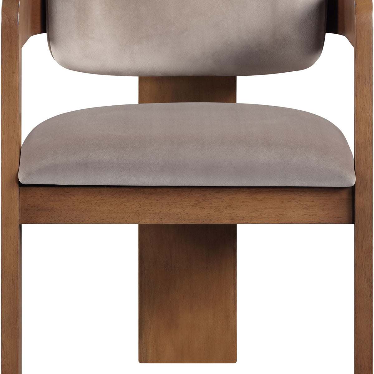 Sacha - Velvet Dining Chair With Brown Base (Set of 2)