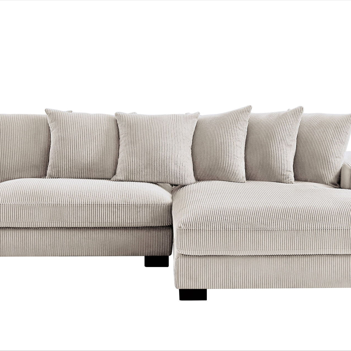 Luxe - Oversized 2 Piece Sectional Couches For Living Room, L Shaped Sofa With Chaise