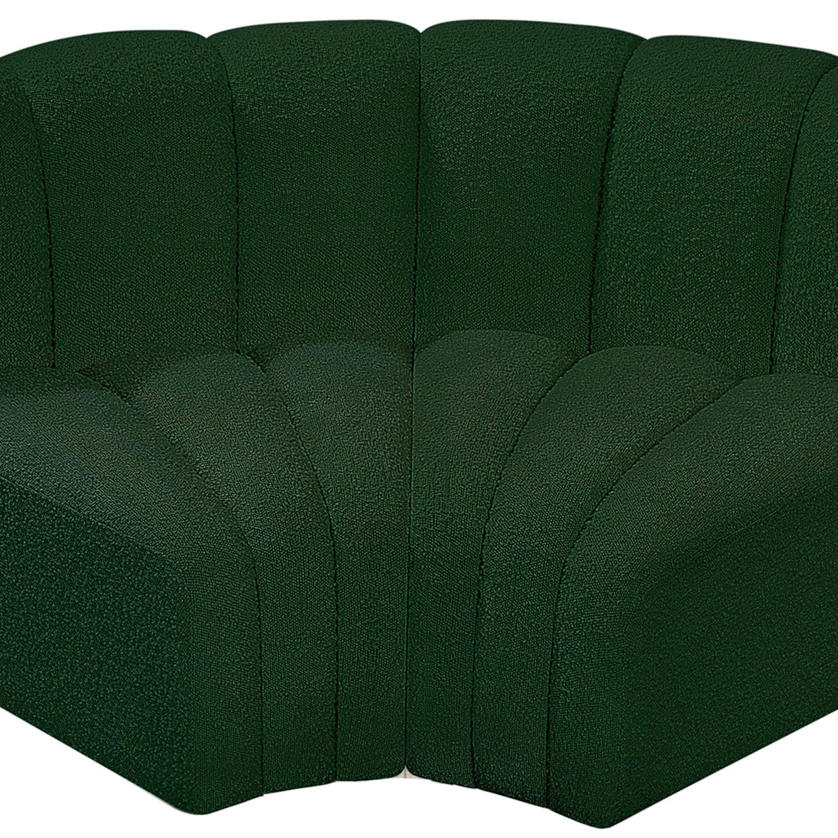 Arc - Boucle Fabric 2 Piece Modular Sofa