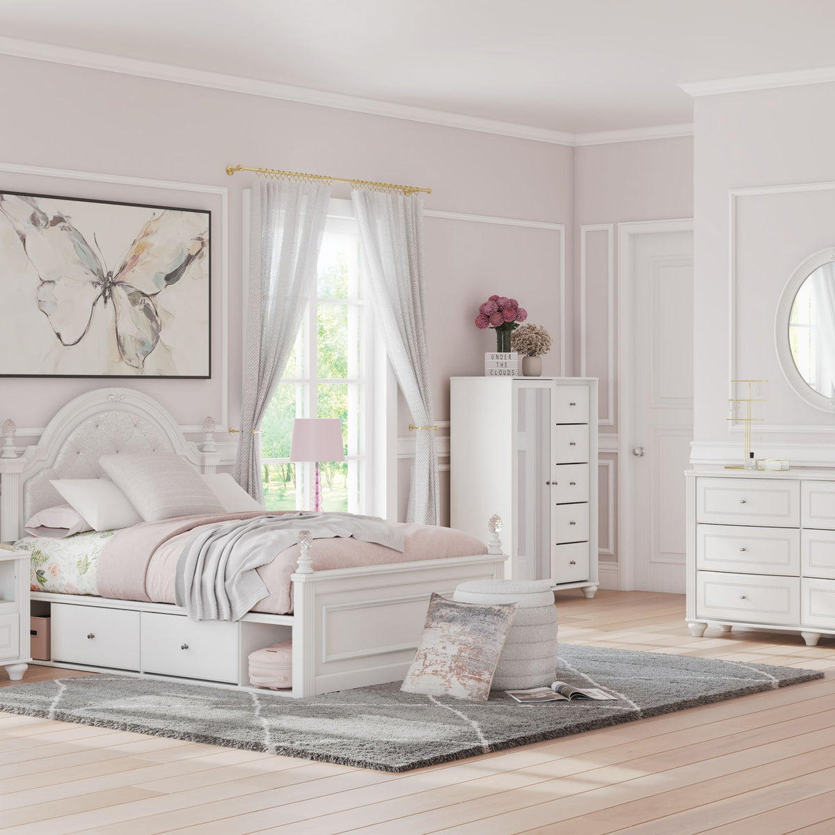 Kozlani - One Drawer Night Stand - White