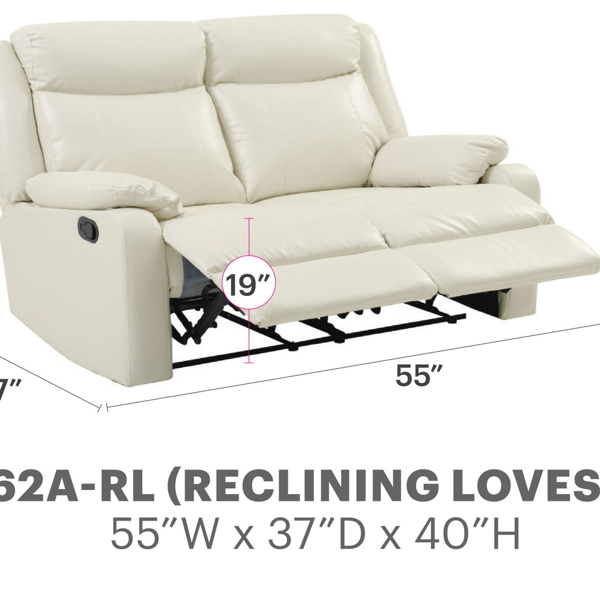 Stylish Reclining Loveseat For Two