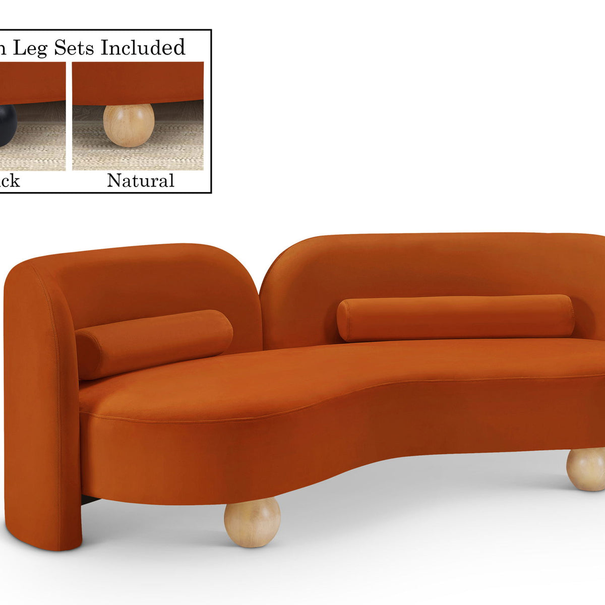 Daphne - Velvet Sofa