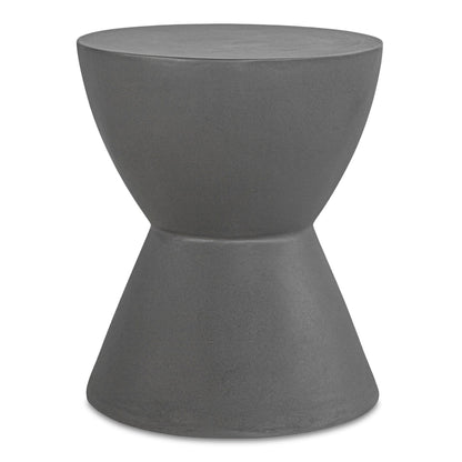 Hourglass - Outdoor Stool - Gray