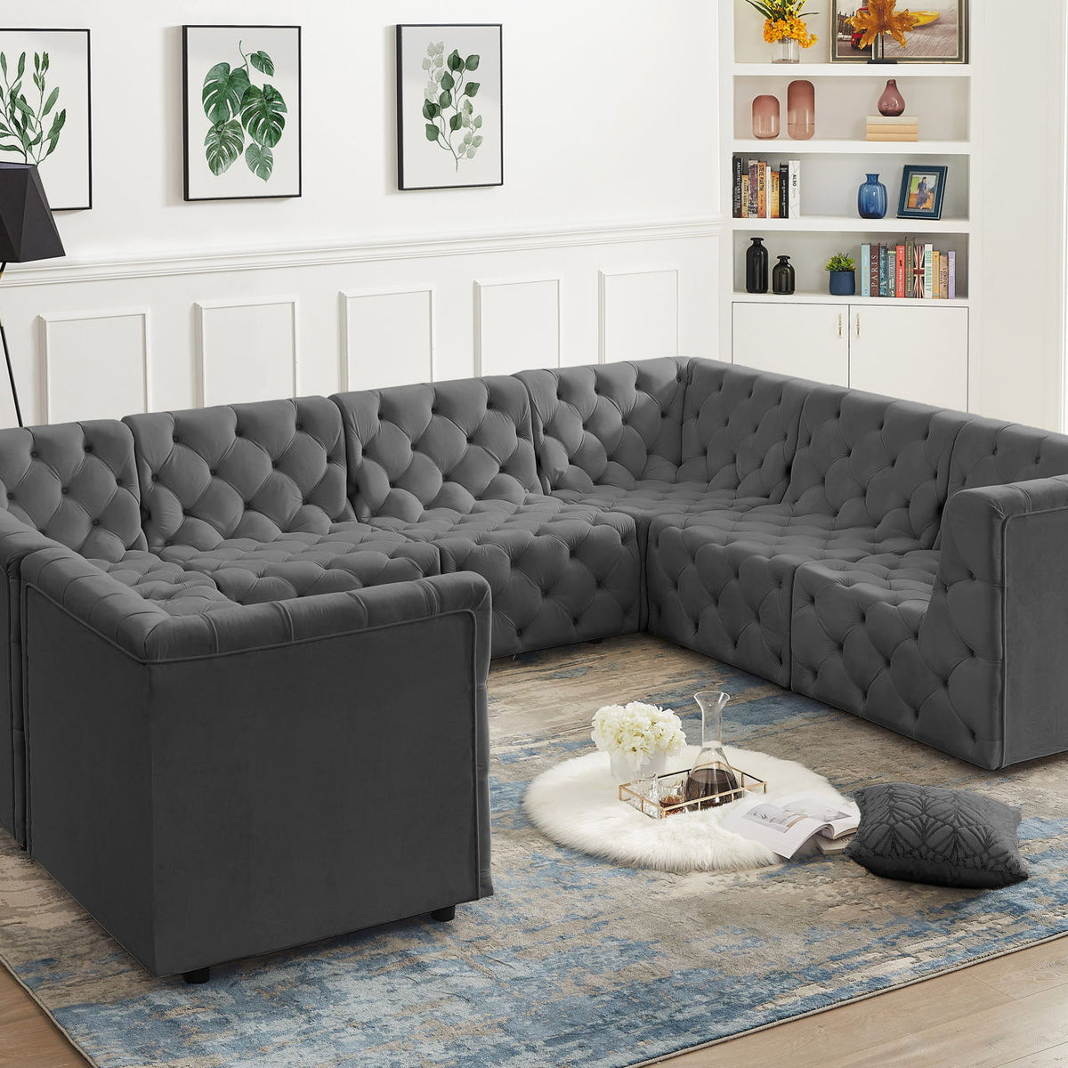 Tuft - 8 Piece Modular Sectional