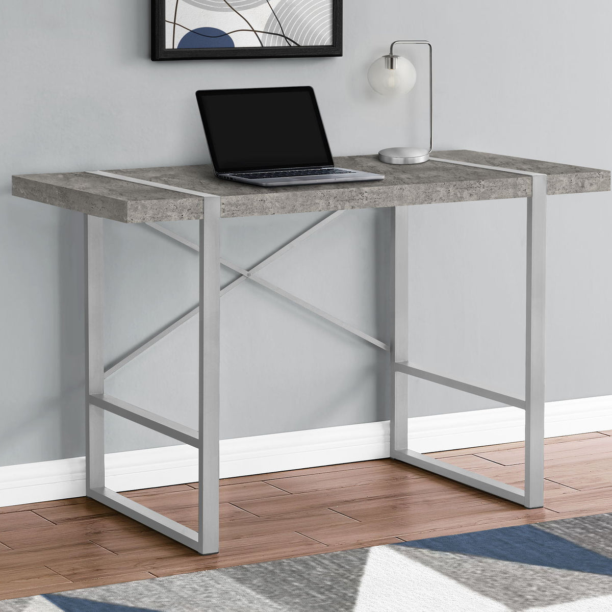 Computer Desk For Home Office, Laptop, Industrial Design
