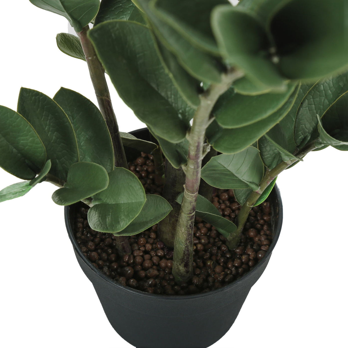 29" Tall, Artificial Plant, Zz Tree, Indoor, Faux, Fake, Floor, Greenery, Potted, Real Touch, Decorative - Green / Black