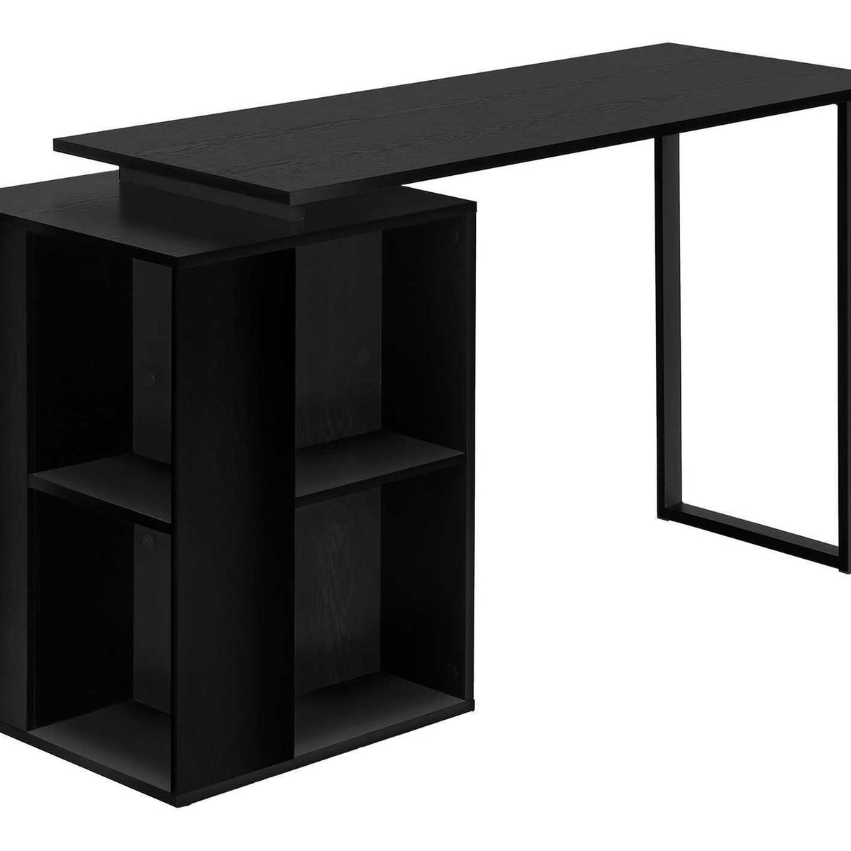 Computer Desk, Home Office, Left, Right Set-Up, Storage Shelves, Work, Laptop, Contemporary, Modern