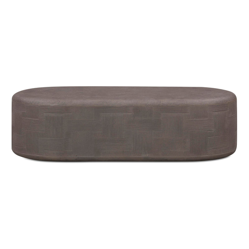Surraya - Concrete Rounded Coffee Table