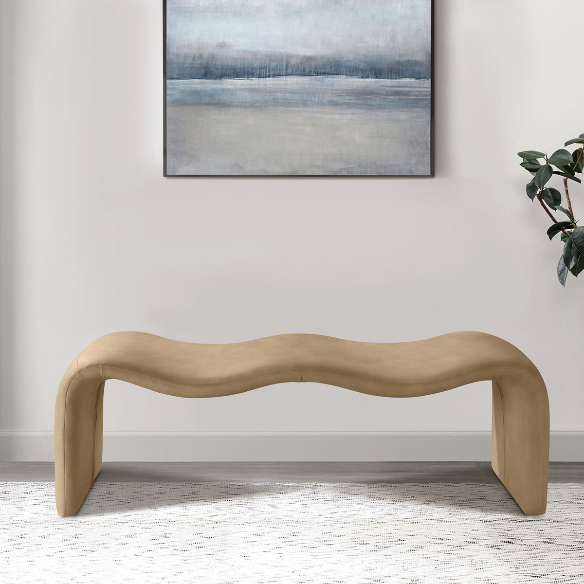 Willow - Faux Leather Bench