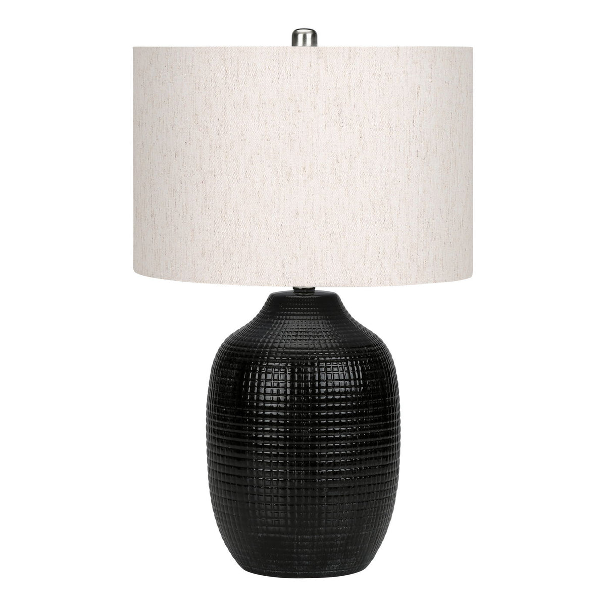 Lighting, Table Lamp, Ceramic, Contemporary - Black / Cream