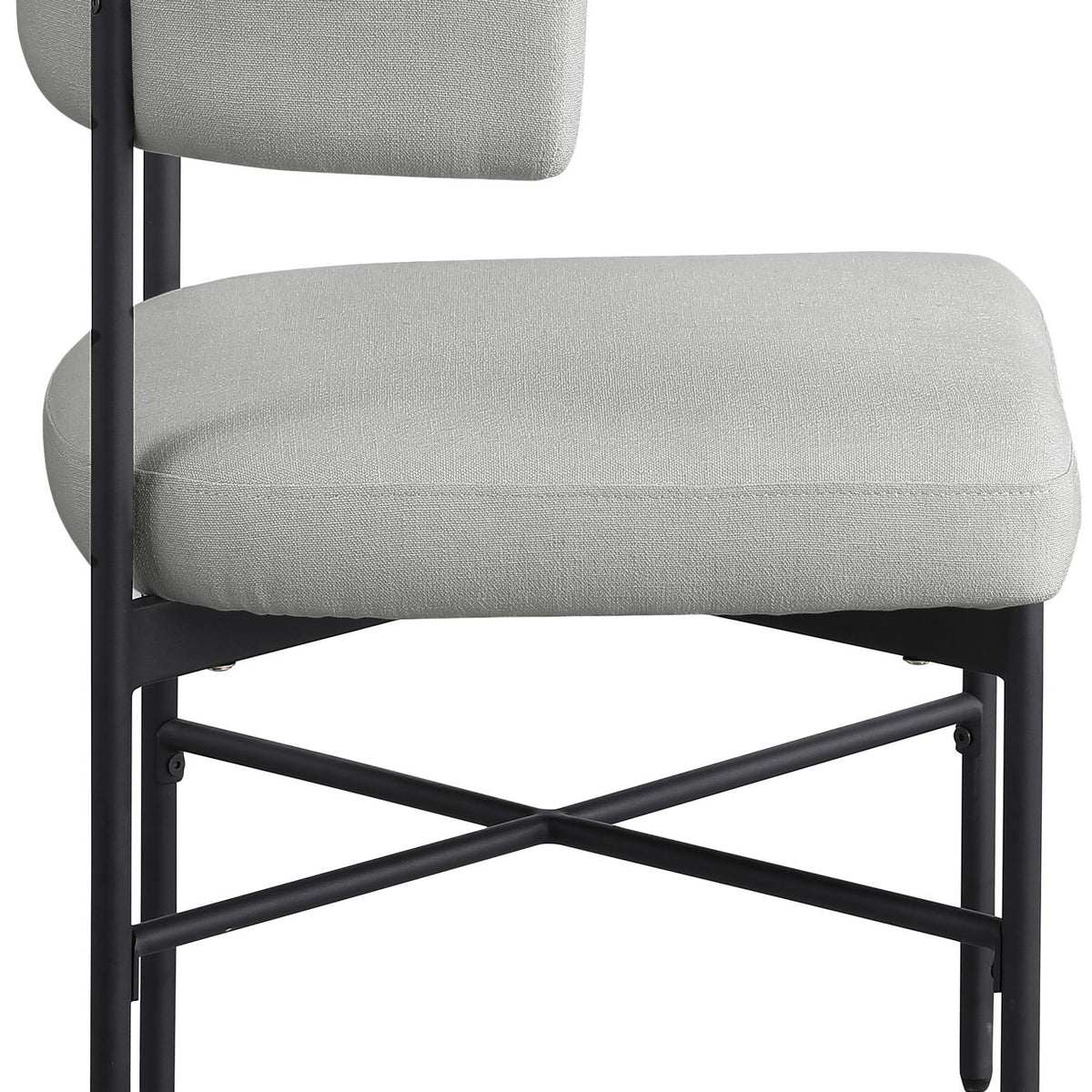 Rivage - Durable Dining Chair With Black Frame (Set of 2)