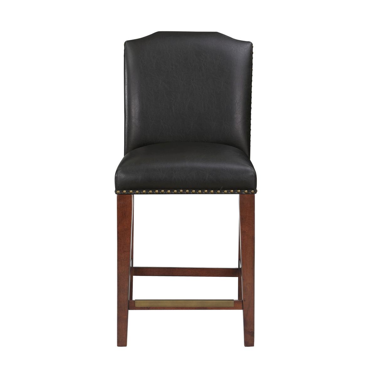 Blaire - Stationary Counter Stool With Nail Heads