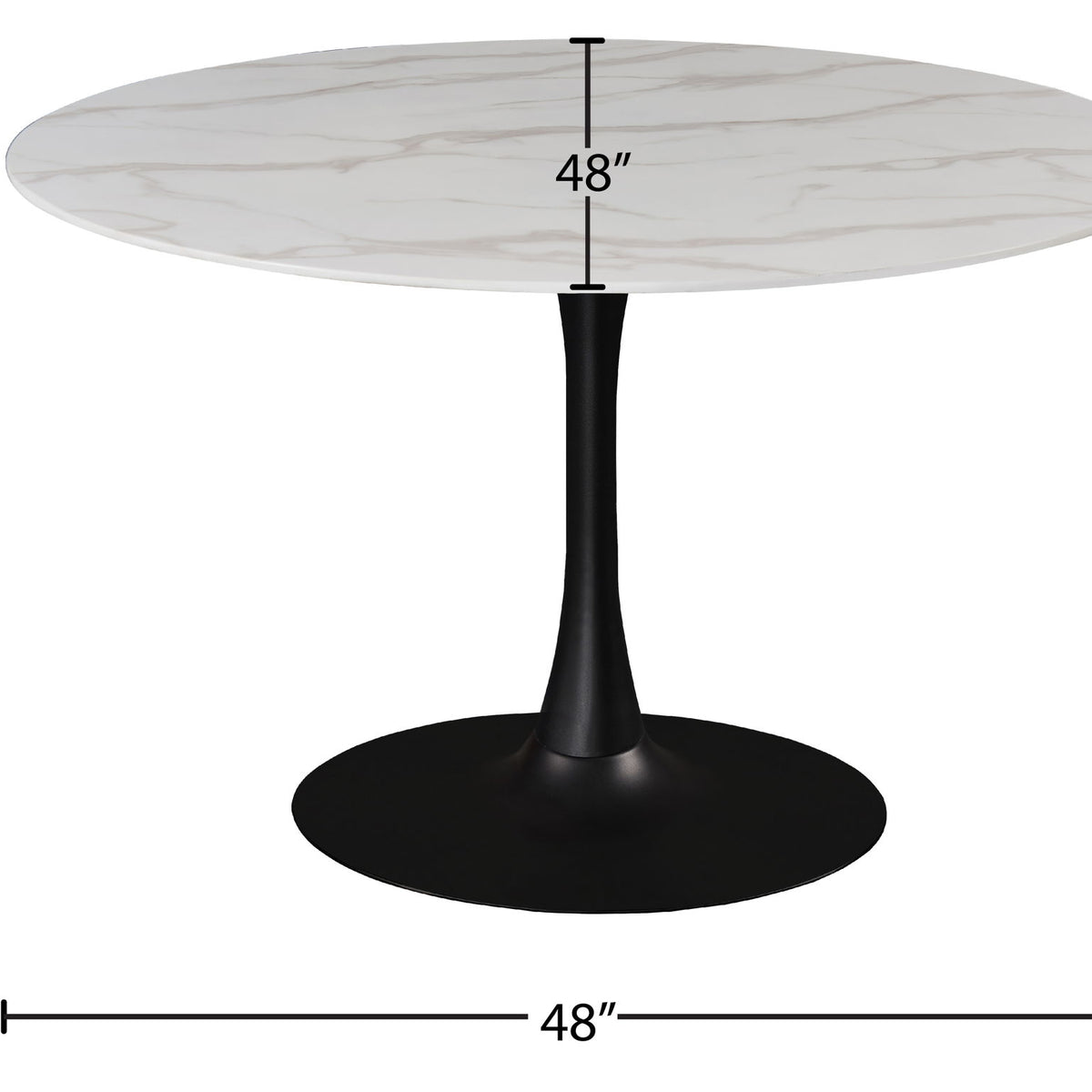 Tulip - Two Tone Dining Table